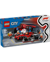 LEGO 60443 F1®-pitstop og pitcrew med Ferrari-bil - LEGO City