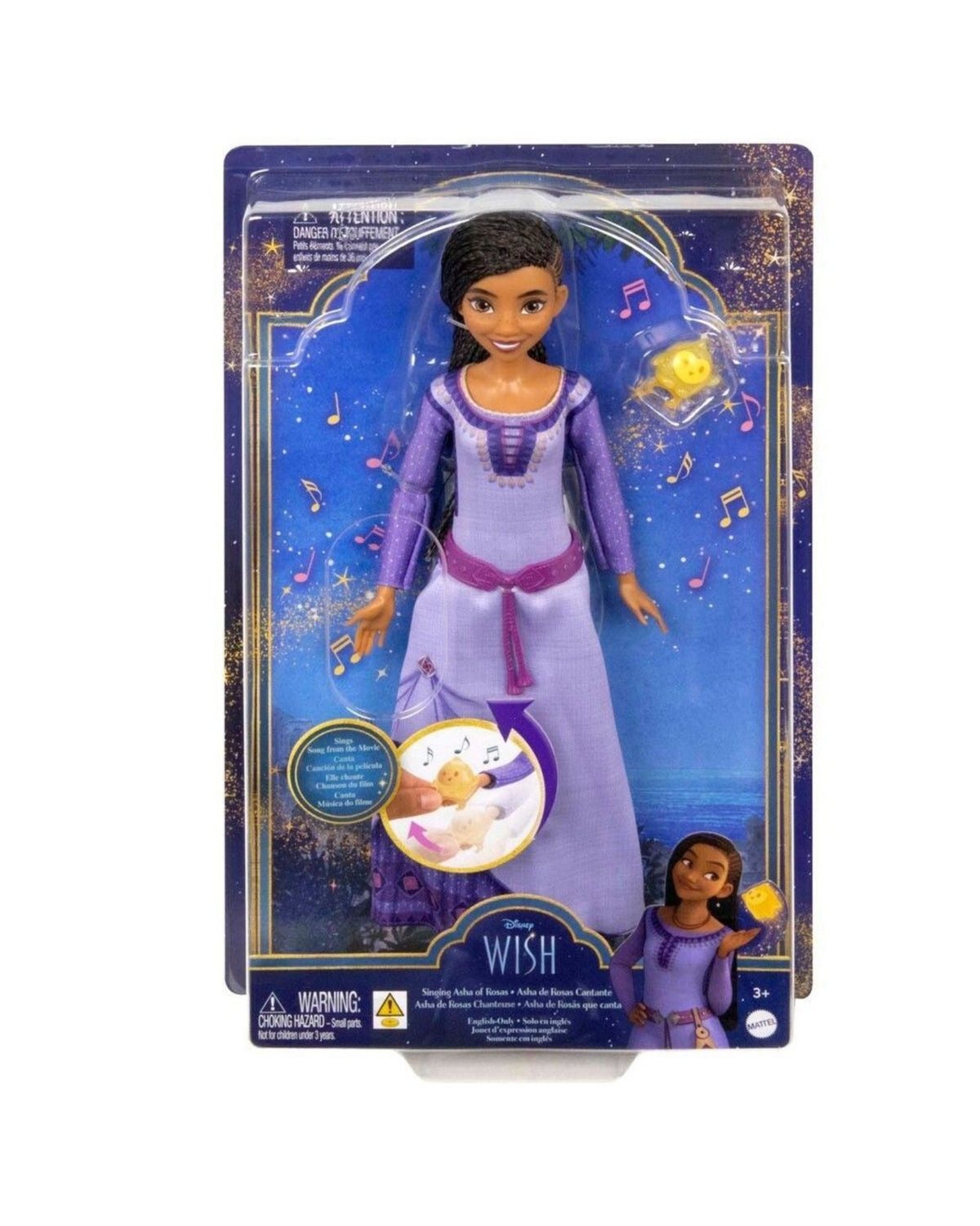 Disney Wish Fashion Doll Singing Asha
