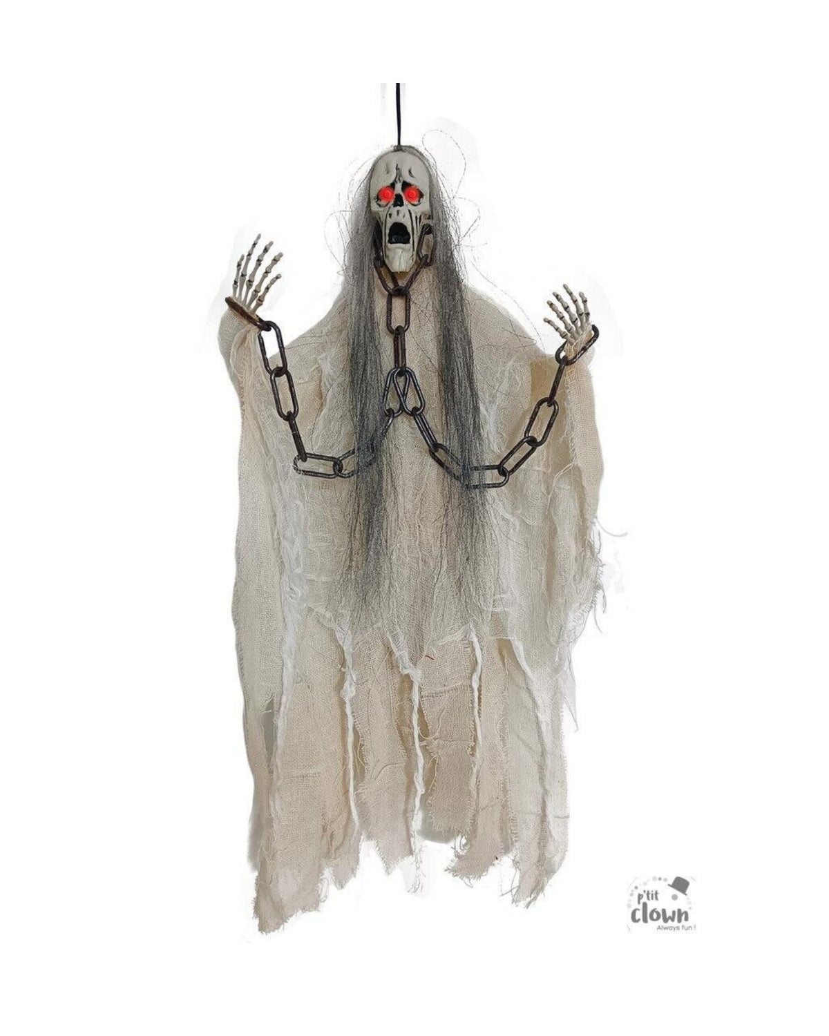 Hanging animated zombie - 66 cm