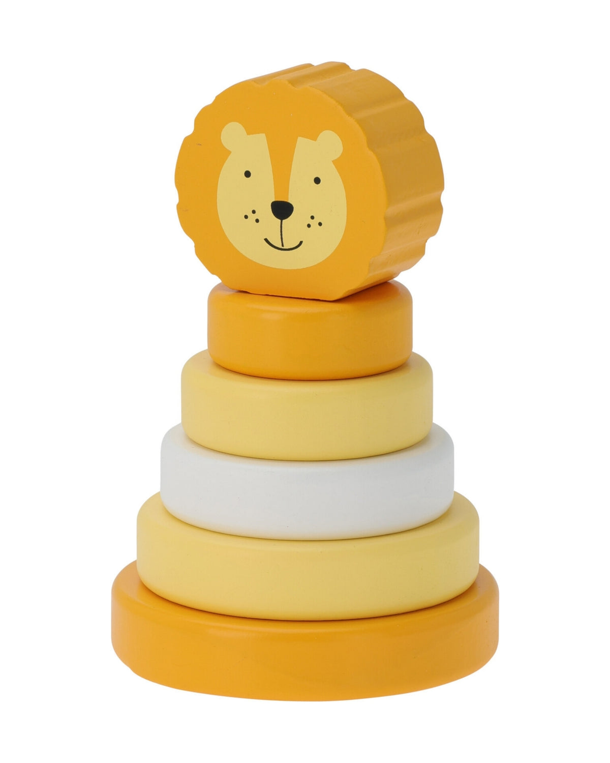 Stacking tårn med figur i træ