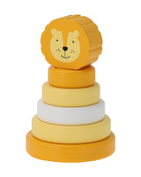 Stacking tårn med figur i træ