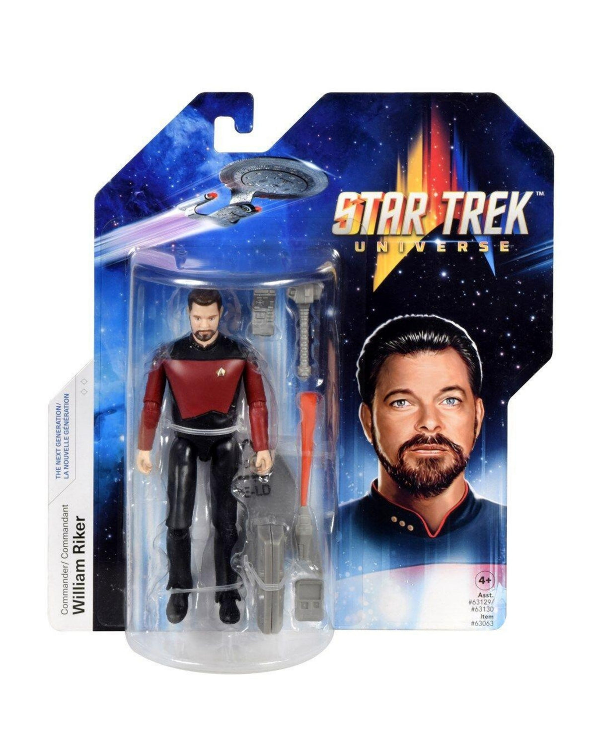 Star Trek William Riker Figures 1 stk