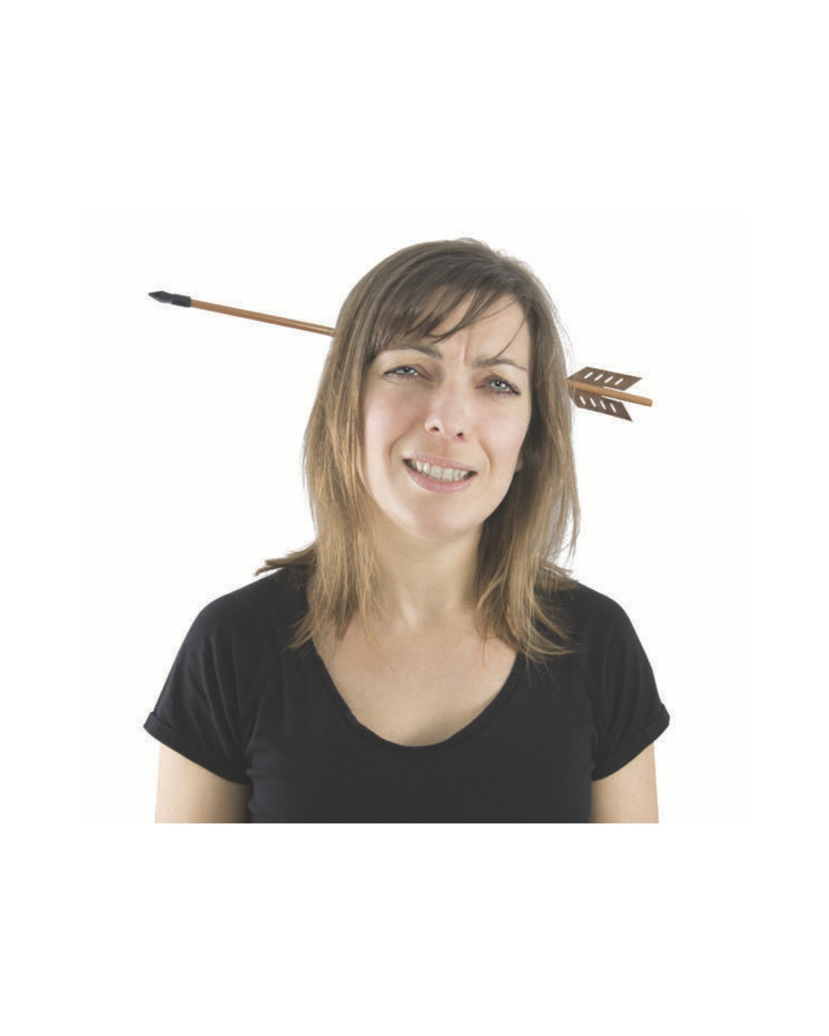 Headband with arrow