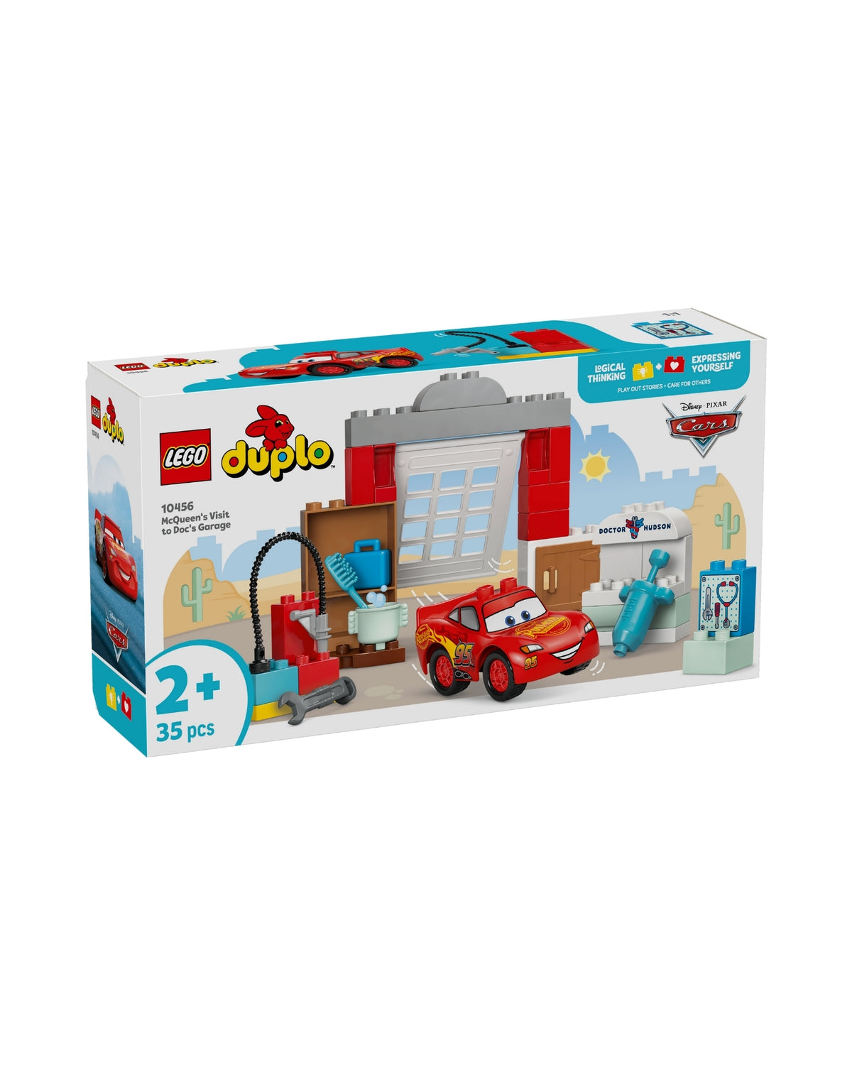 LEGO 10456 Lightning McQueen visits Doc's workshop