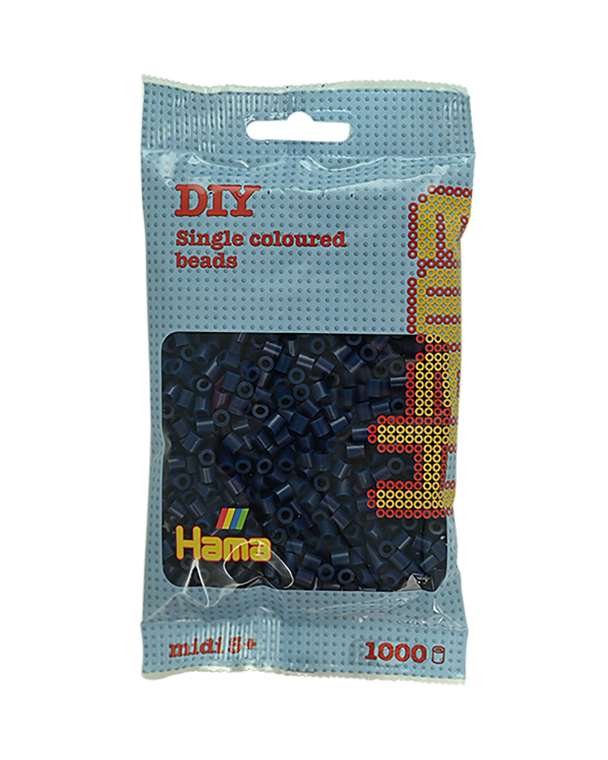 Hama perler 1000 stk  - (207-116) Midnatsblå
