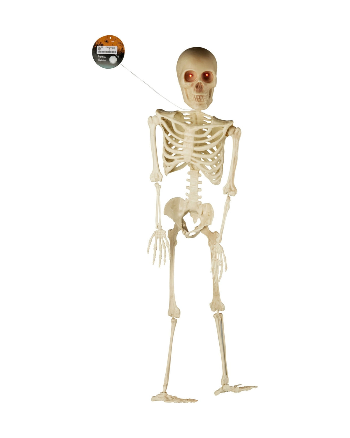 Halloween-skelet med lysende øjne