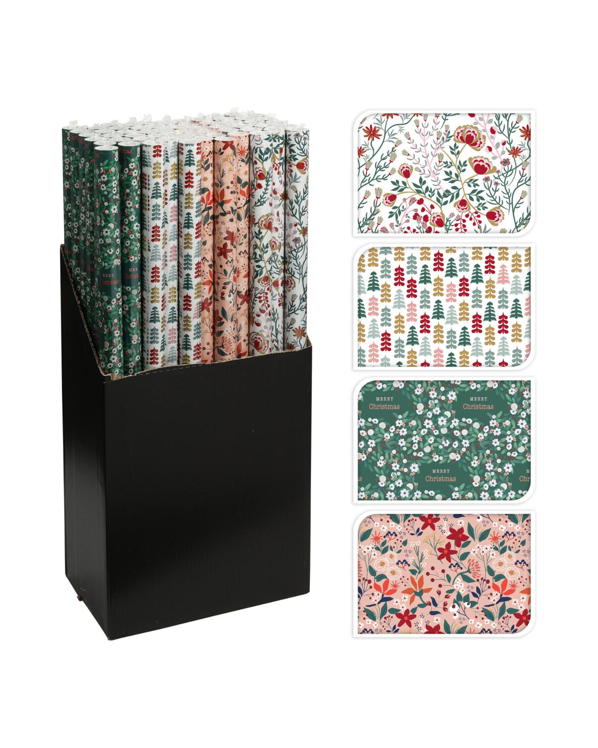 Gavepapir 70x200cm 1 rulle - Julemotiv
