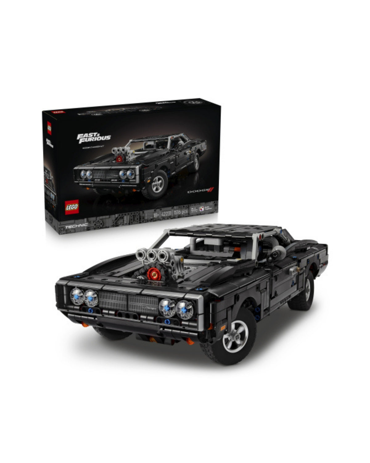 LEGO 42231 Fast and Furious Dodge Charger R/T-bil - LEGO Technic 42231