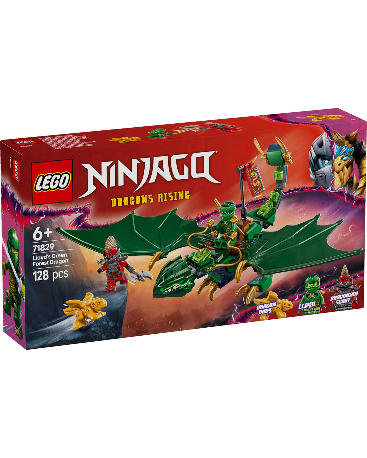 LEGO 71829 Lloyd's Green Forest Dragon - LEGO Ninjago