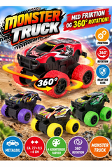 Monster Truck – Metalbil med friktion og 360° rotation