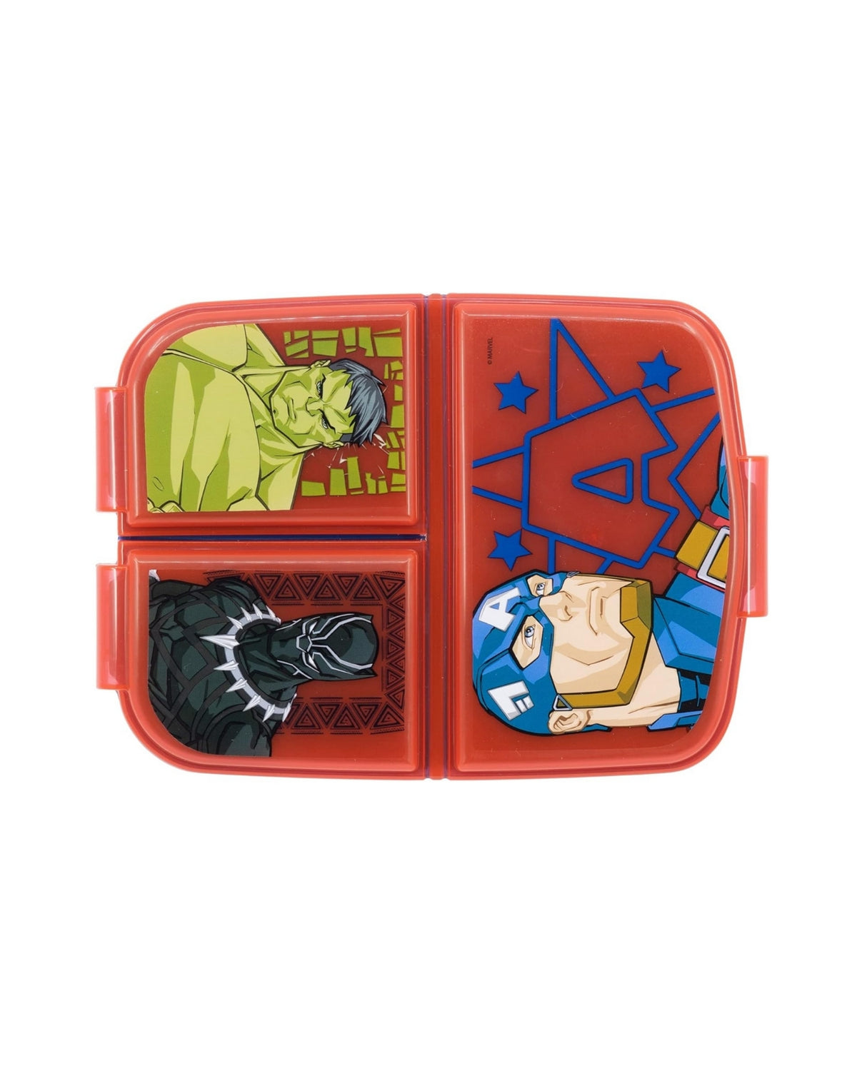 Avengers lunch box with compartments