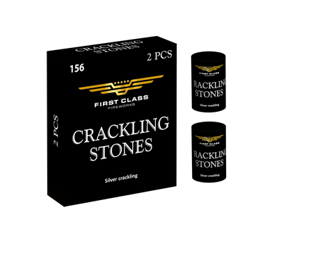 (156) Crackling stones 2 stk