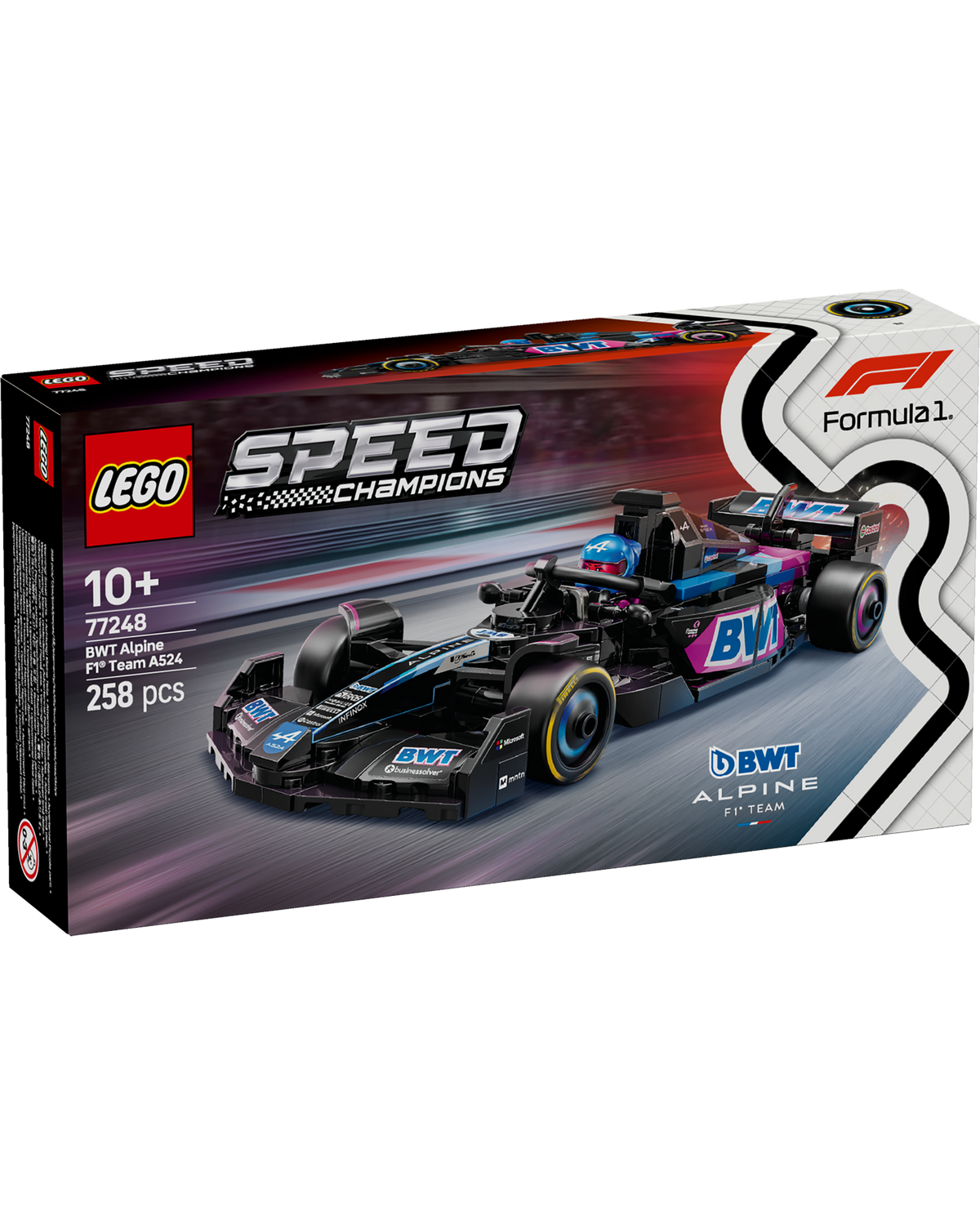 LEGO 77248 BWT Alpine F1® Team A524-racerbil - LEGO Speed Champion Formula 1