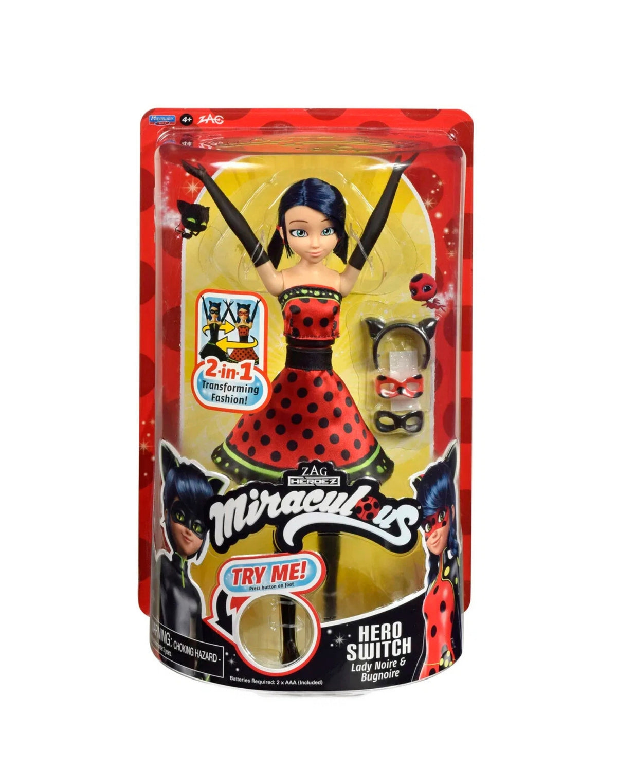 Miraculous Fashion Hero Switch Doll 26 cm