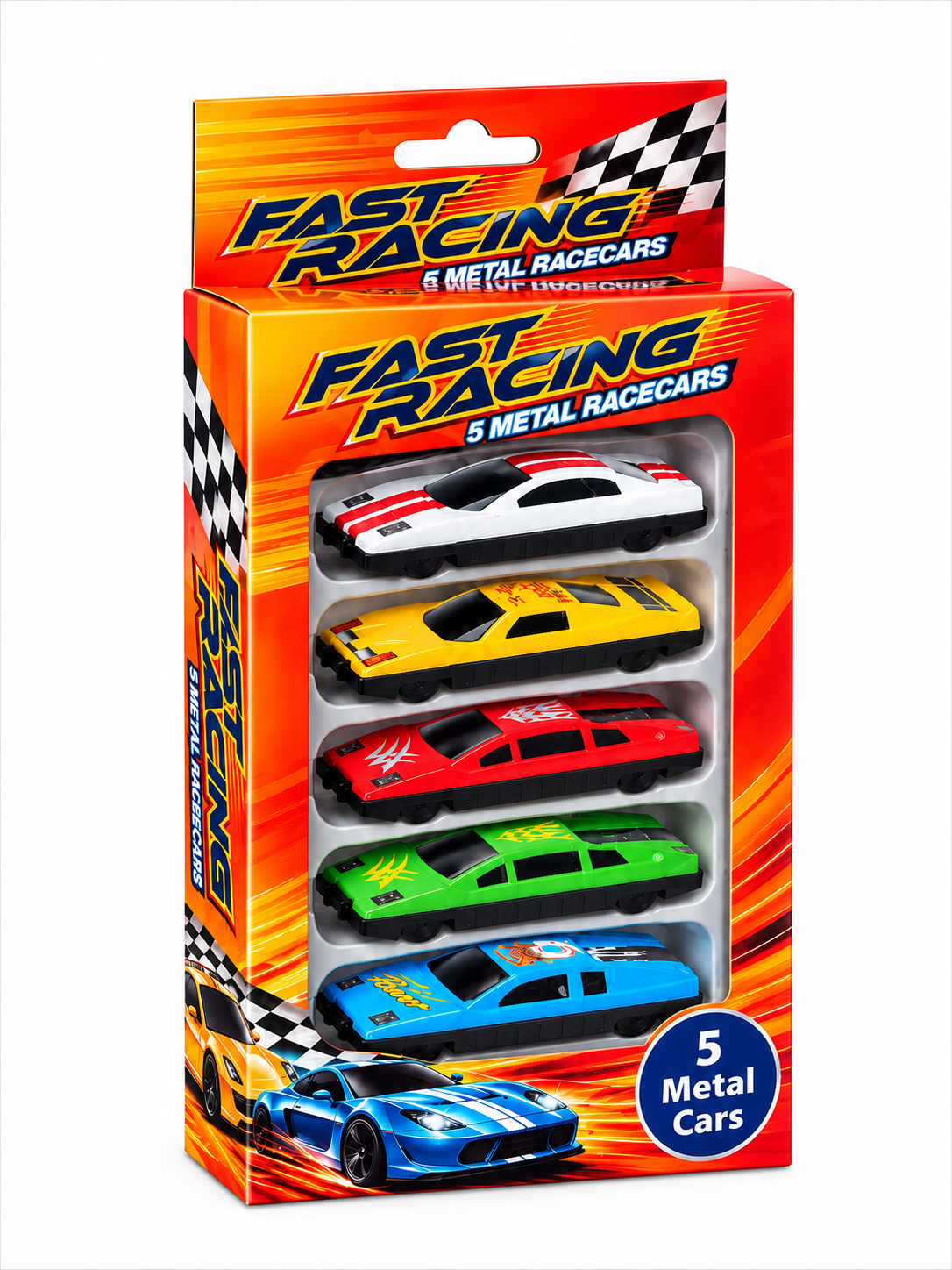 Fast Racing – Sæt med 5 metalbiler