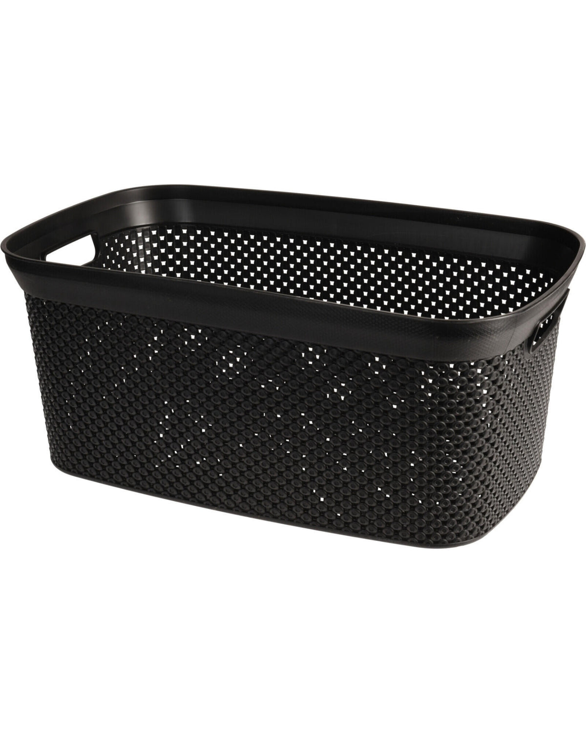 Laundry basket 35 liters 54x34cm - Black