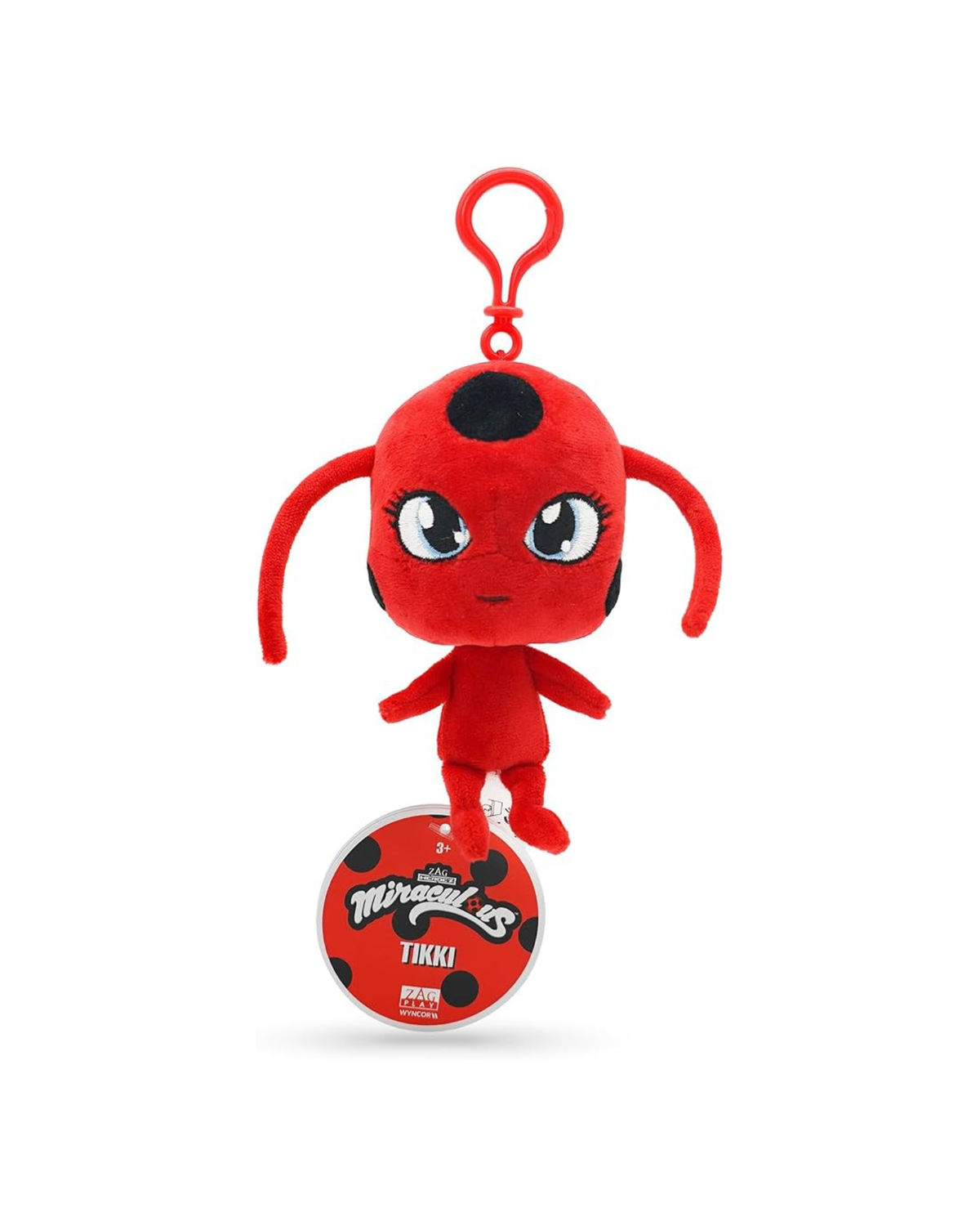 Miraculous Kwami Plush 12 cm - Tikki RØD.