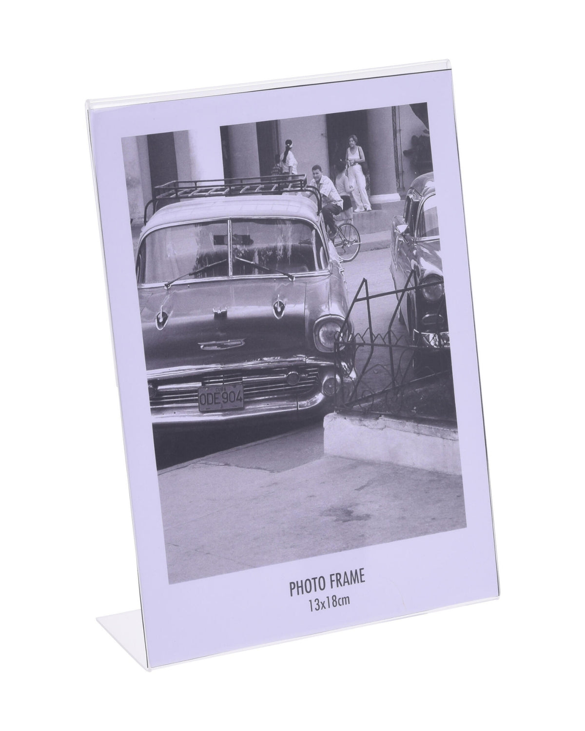 Photo frame 13x18cm transparent