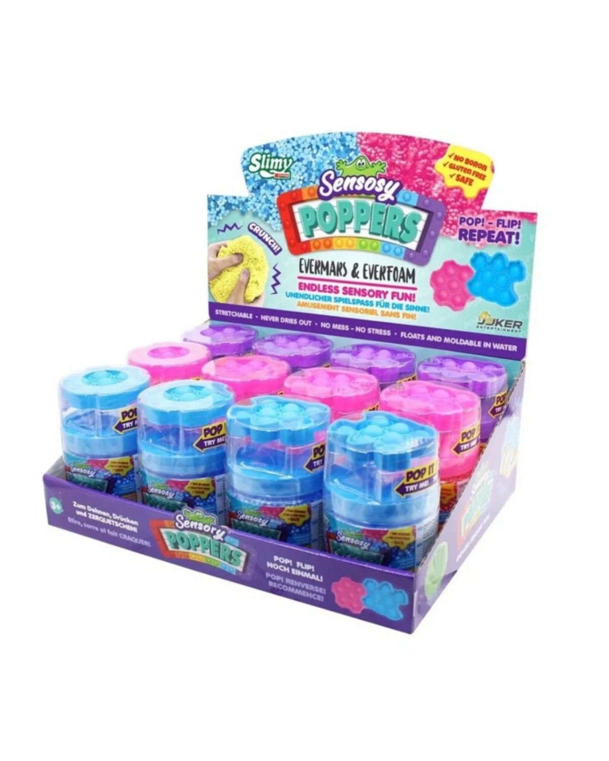 Sensory Compounds Slimy Poppers 1 pc - Blue
