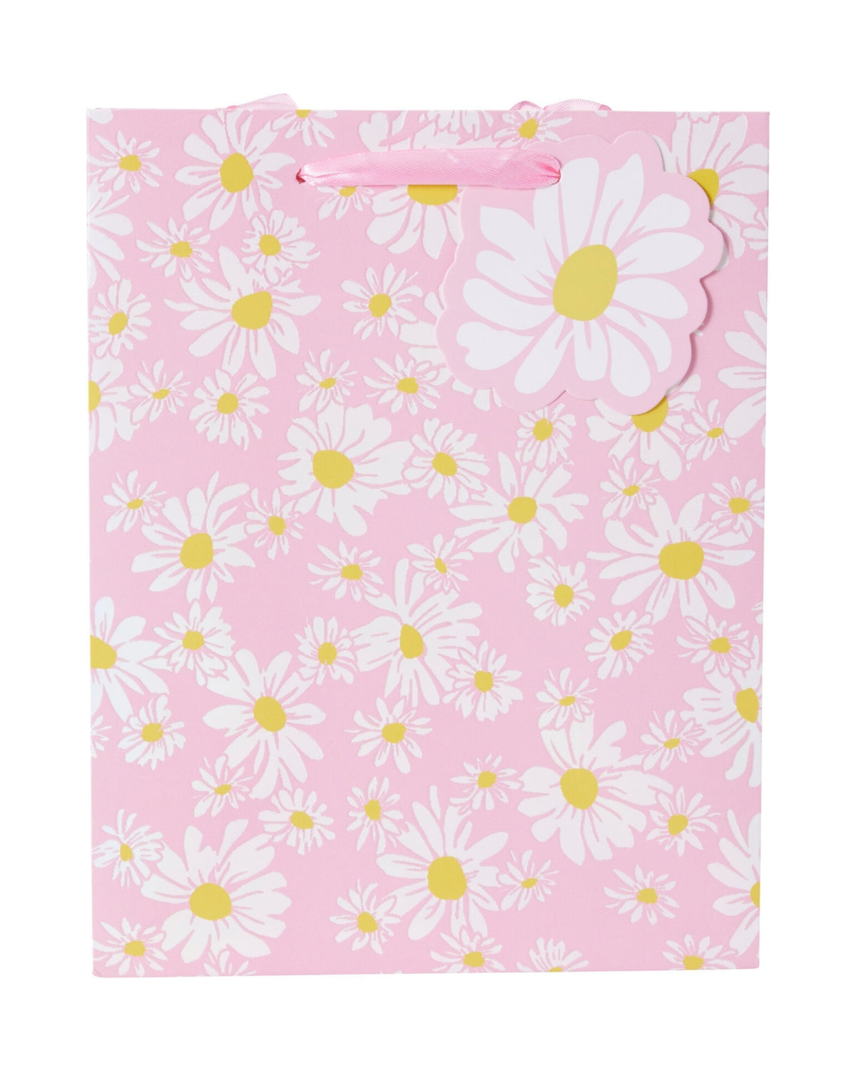 Lille gavepose med blomsterdesign – 23 x 18 x 10 cm