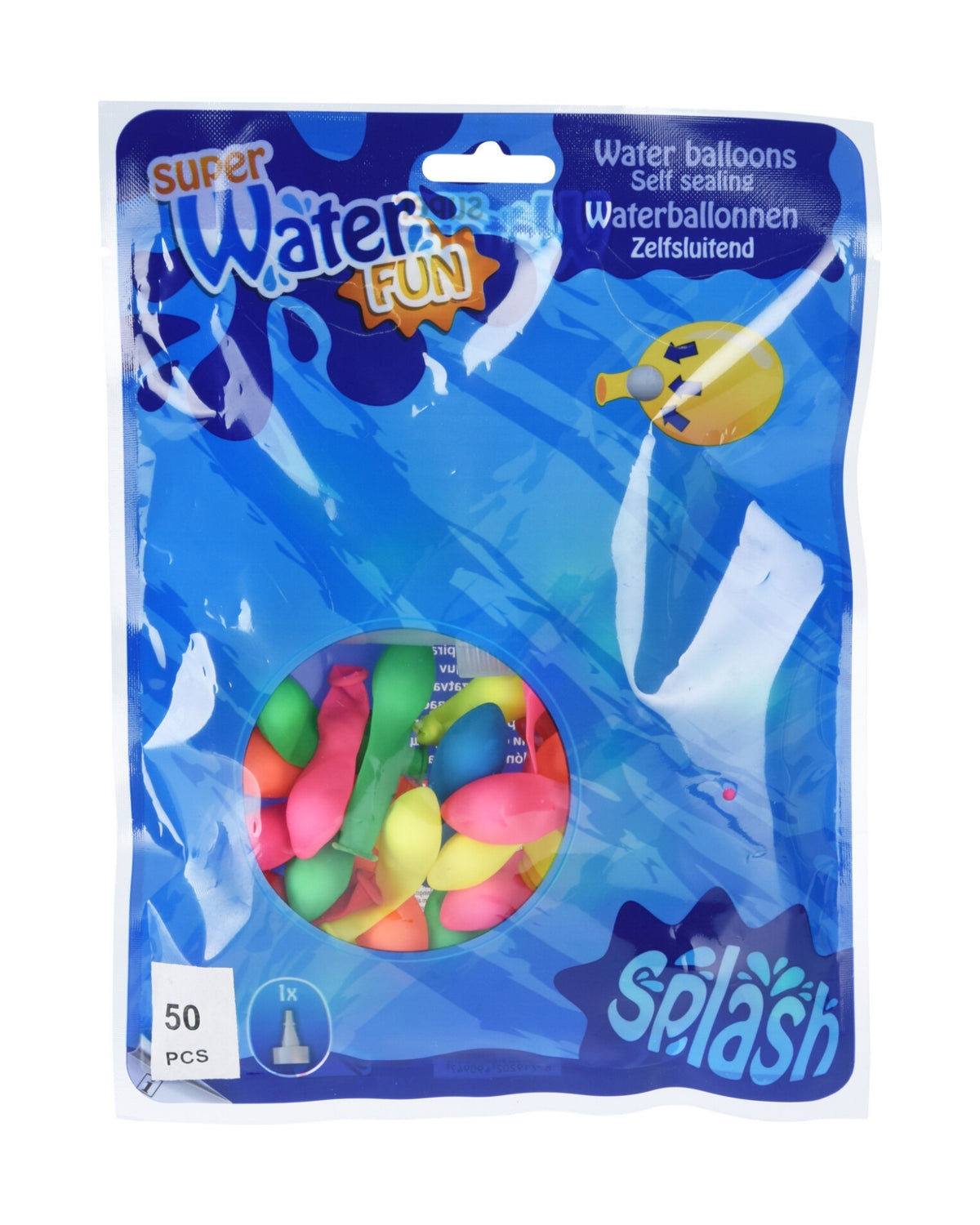 Water balloons 50 pcs self-sealing