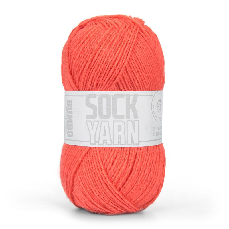 Bumbo Strømpegarn fv.113 - Orange 50g