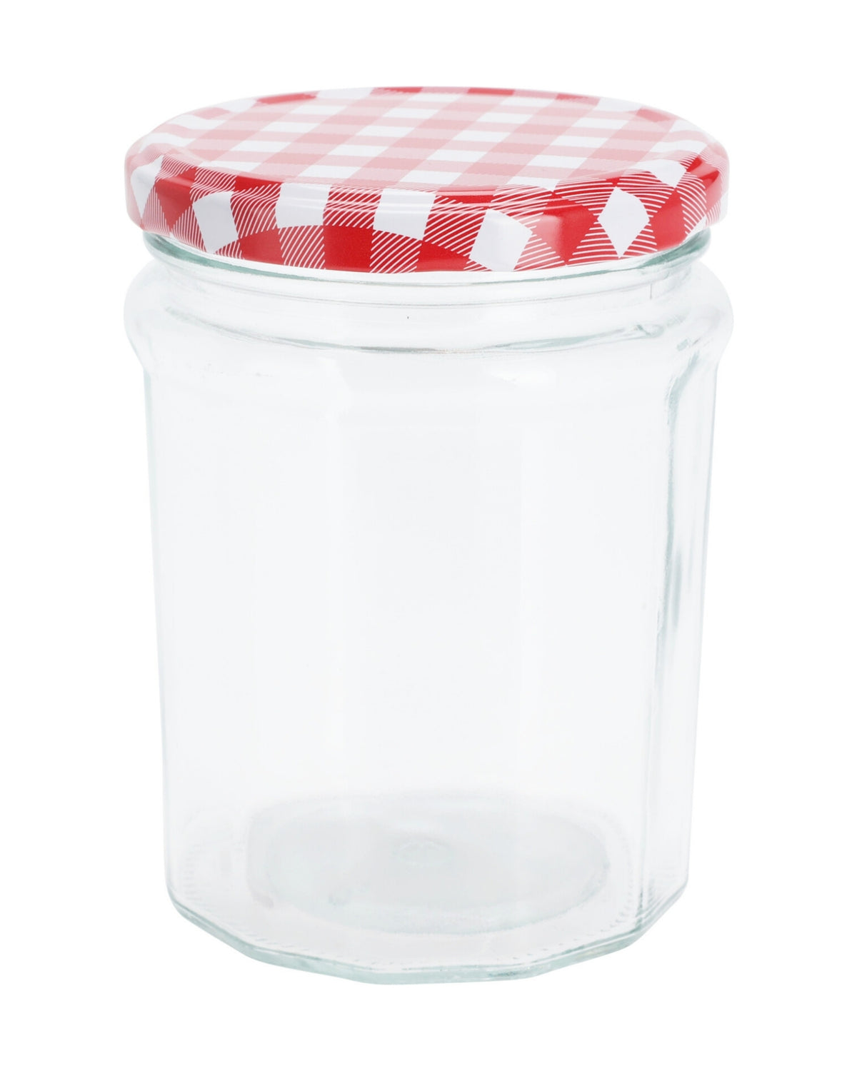 Glass with metal lid 450 ml 1 pc