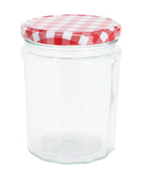Glass with metal lid 450 ml 1 pc