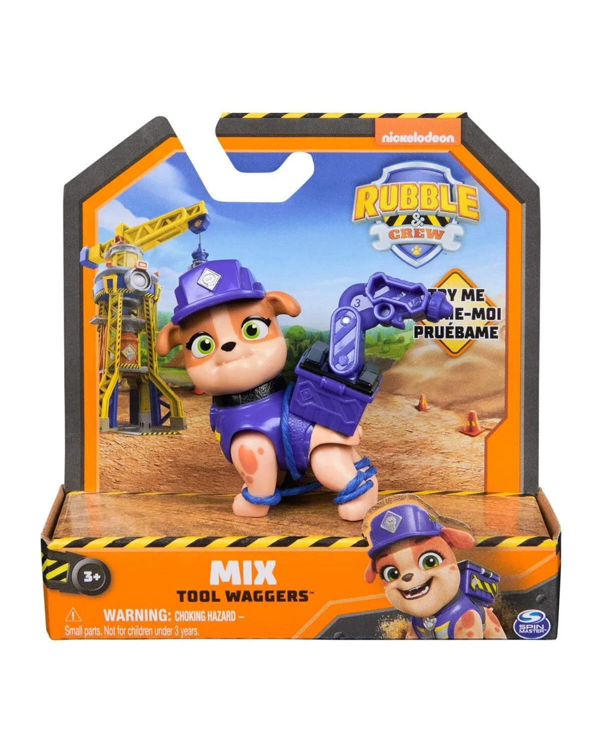 PAW Patrol Rubble & Crew Construction Action Pup - Mix