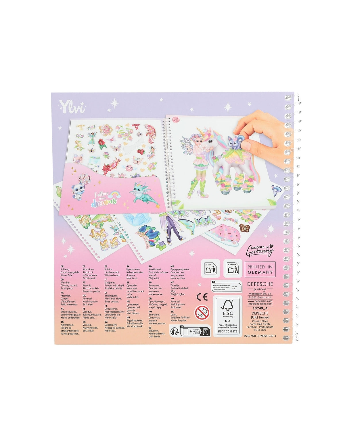 Ylvi Dress Me Up Stickerbog