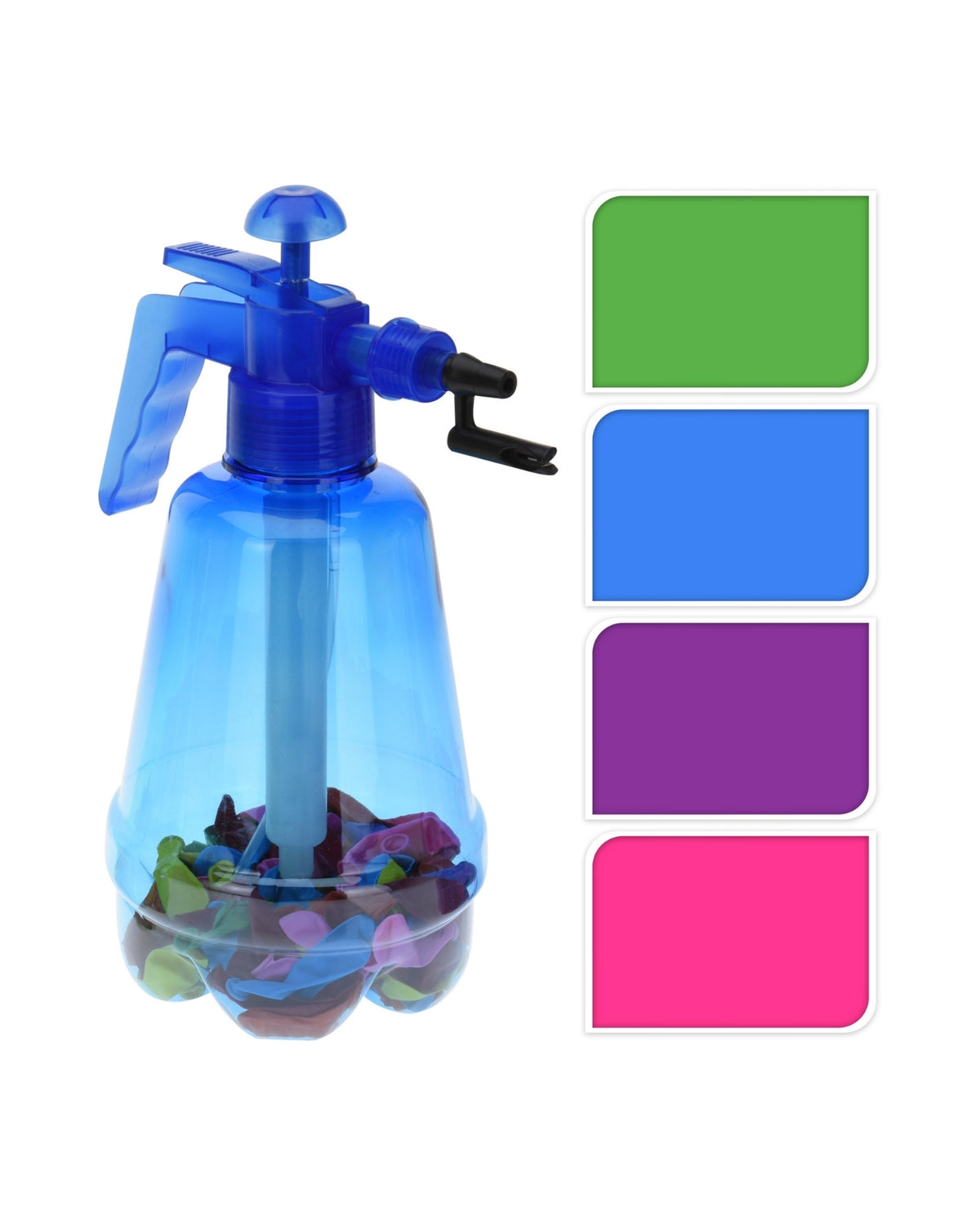 Water balloons 100 pcs with 1.7 liter water container