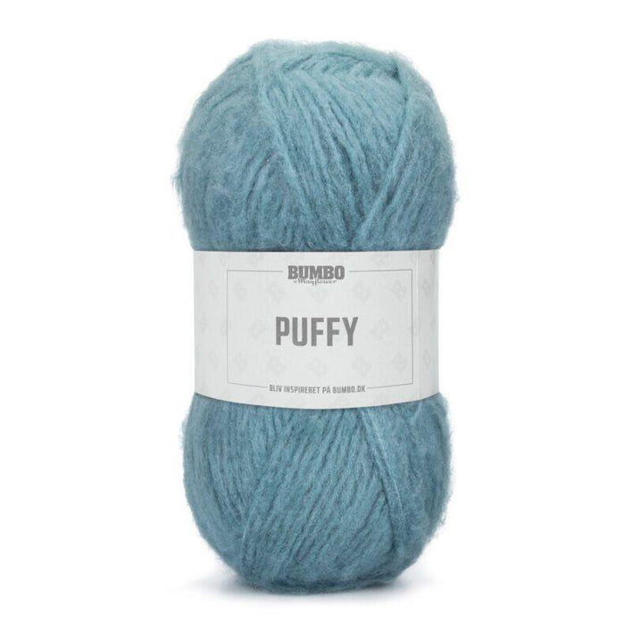 Bumbo Puffy Akryl mix. 100g. fv. 05 Blågrå