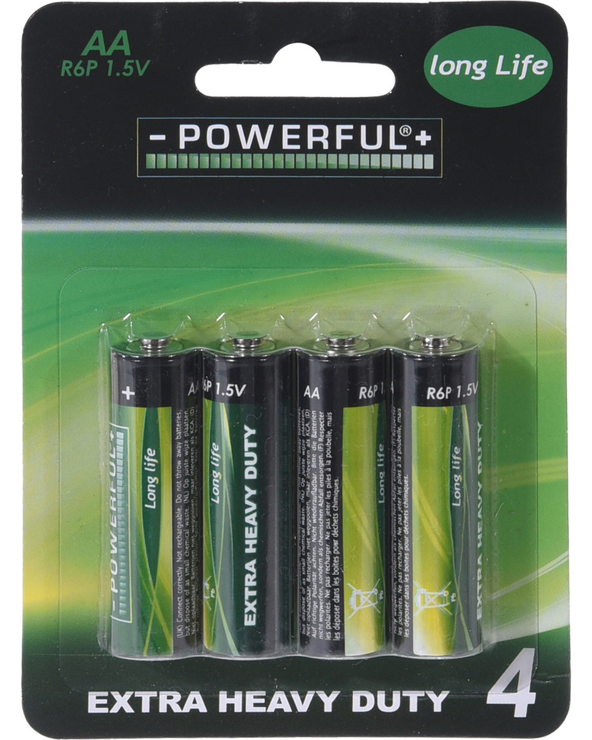 Battery AA/R6P 4 pcs
