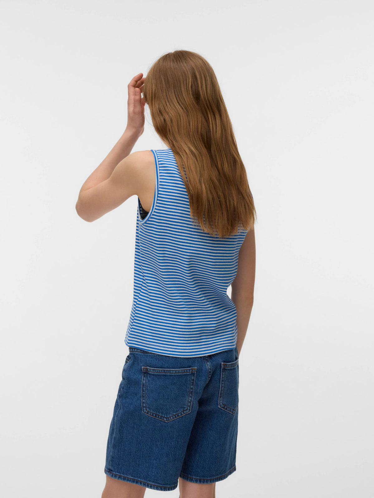 Snow White NEBULAS BLUE Top fra Vero Moda - 10342788
