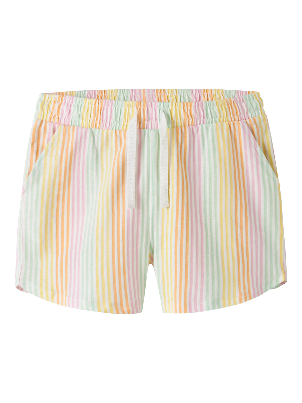 Bright White Cool Stripe Shorts fra Name it - 13215235