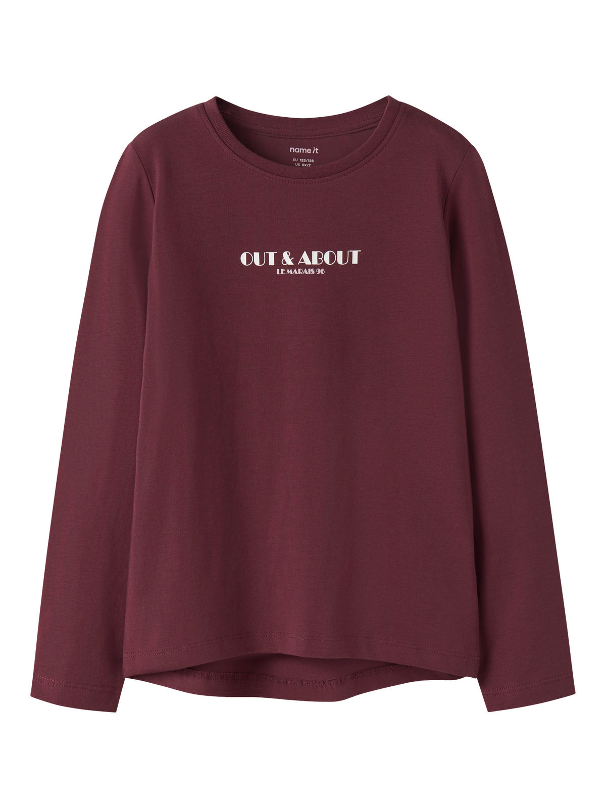 Burgundy Out And About Bluse fra Name it - 13224952