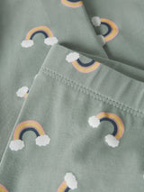 Green Milieu Rainbow Leggings fra Name it - 13225099