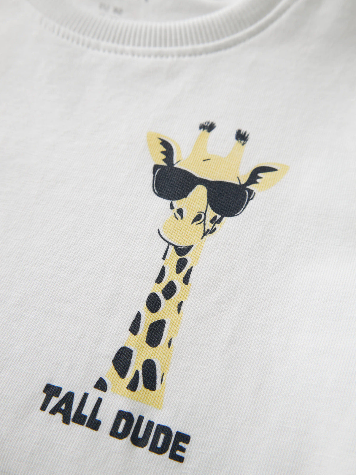 Bright White Giraffe Bluse fra Name it - 13227488