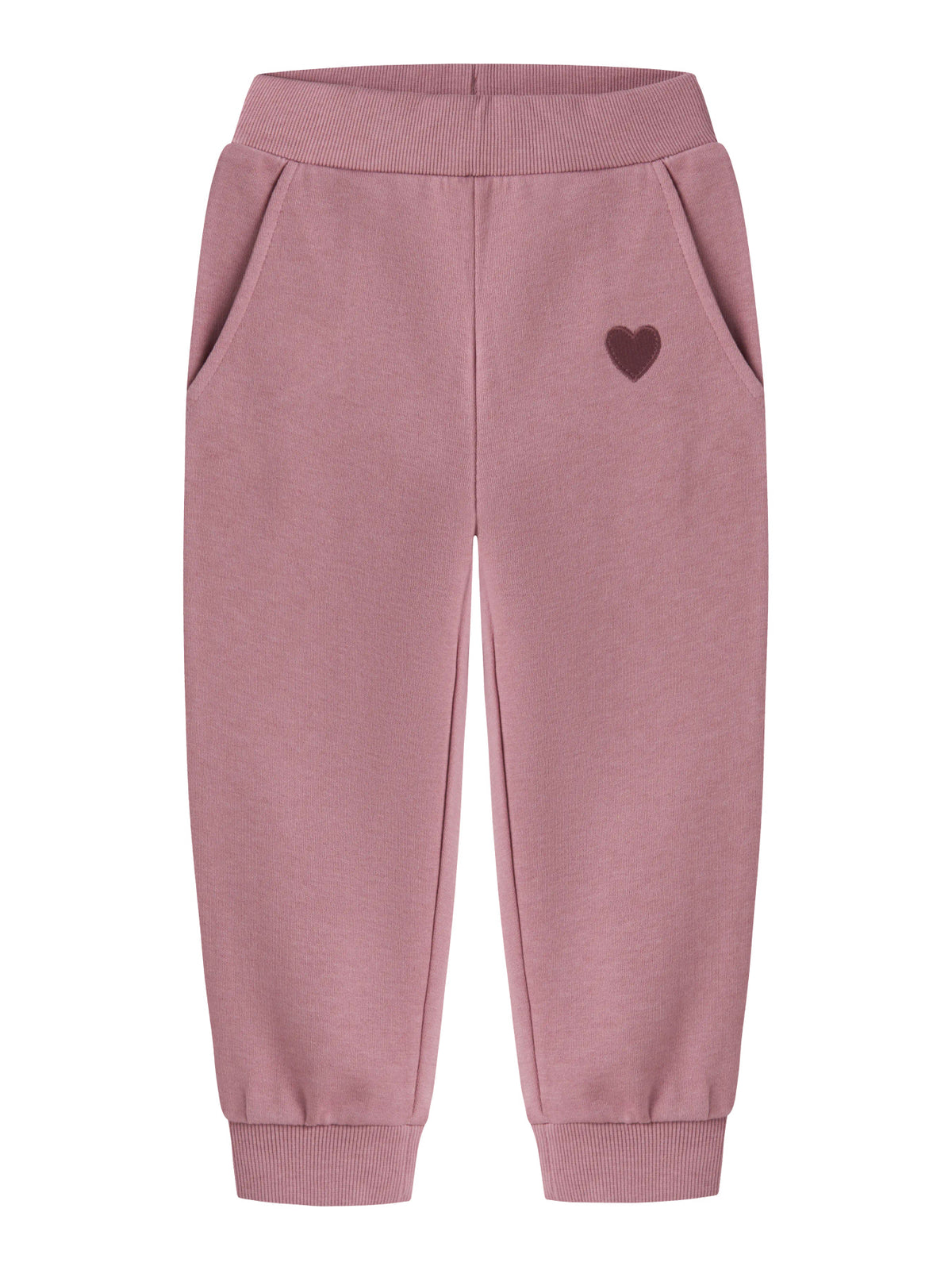 Lilas Heart Embroidery Bukser fra Name it - 13234374