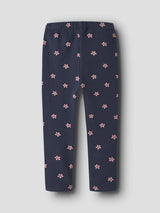 Navy Blazer White Flower Leggings fra Name it - 13234445