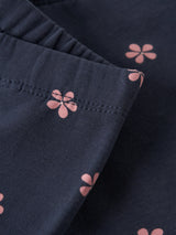 Navy Blazer White Flower Leggings fra Name it - 13234445