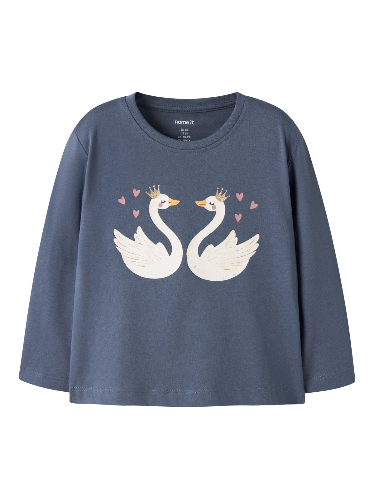 Vintage Indigo Swan Princess Bluse fra Name it - 13234705