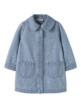 Light Blue Denim FLOWER EMB Kjole fra Name it - 13237359
