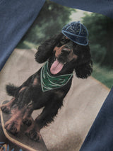 Vintage Indigo Skater Dog Bluse fra Name it - 13238400