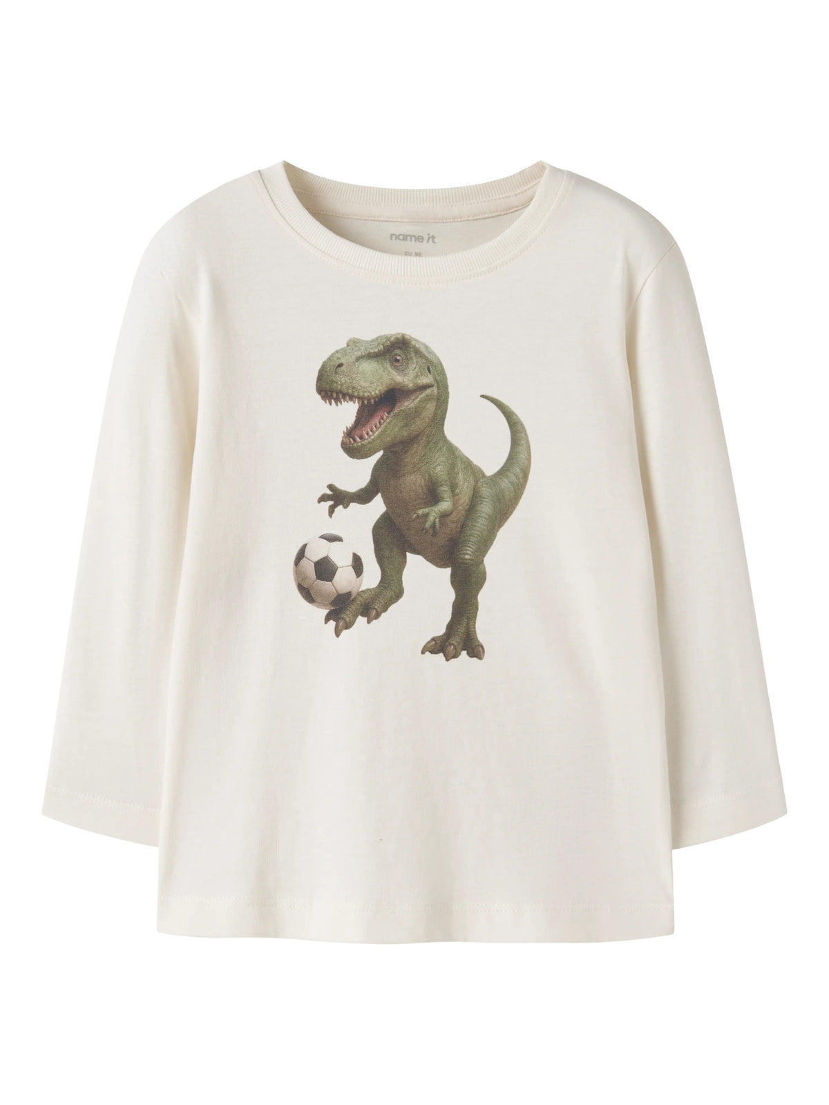 Antique White Dino Football Bluse fra Name it - 13238400