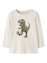 Antique White Dino Football Bluse fra Name it - 13238400