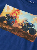 Surf the Web Monstertruck Bluse fra Name it - 13238400
