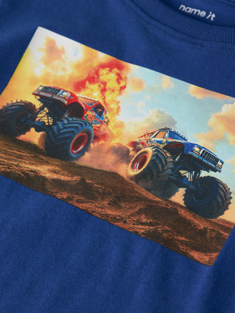 Surf the Web Monstertruck Bluse fra Name it - 13238400