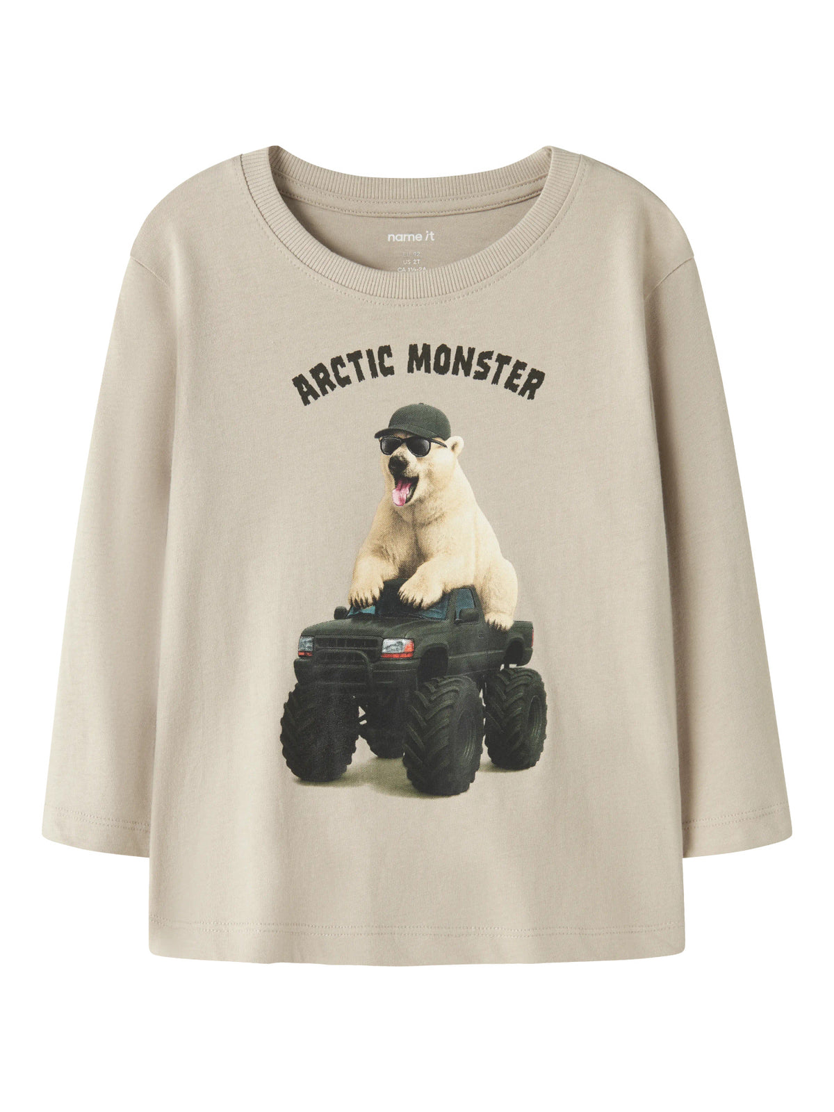 Island Fossil Monstertruck Polar Bear Bluse fra Name it - 13238400