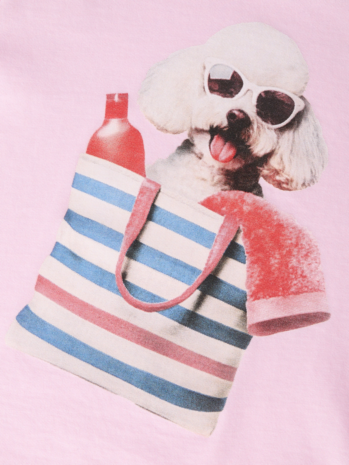 Lyserød - Pirouette/Beach Poodle - Name it - Bluse - Hund - 13238407